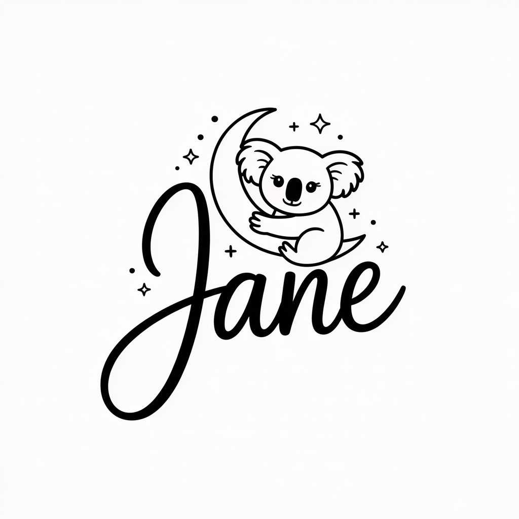 极简手绘涂鸦logo